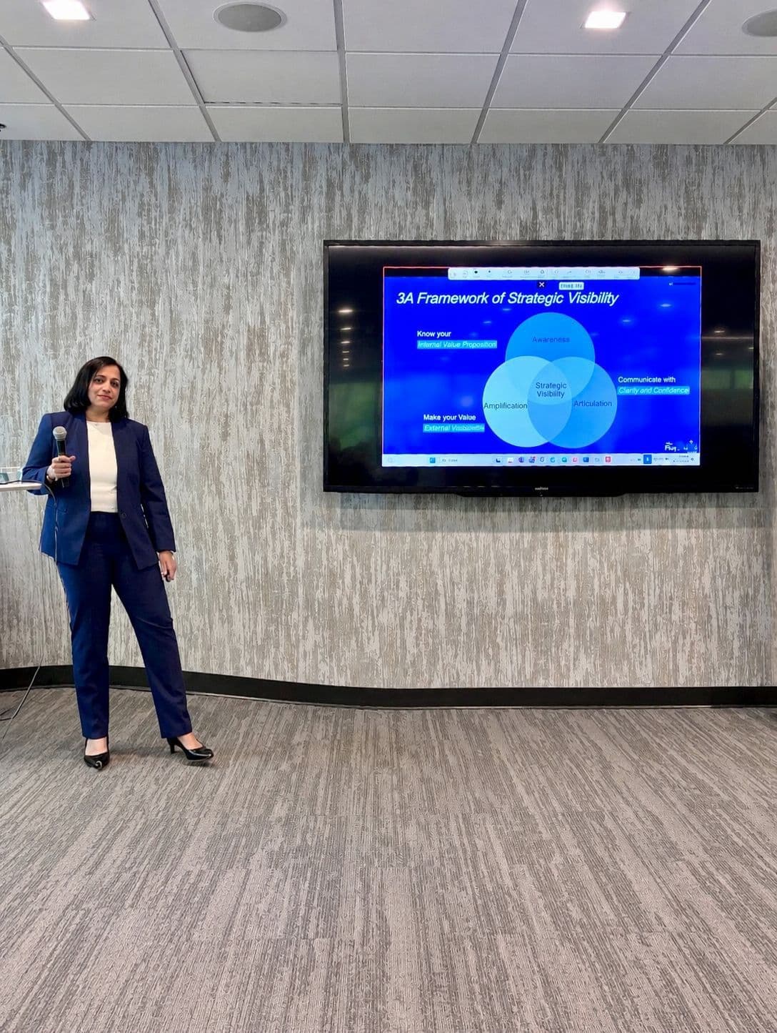 Anshuma Arora Mukkamala at Dr. Reddy's Leadership Forum